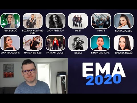 Reakcija na izseke pesmi | EMA 2020