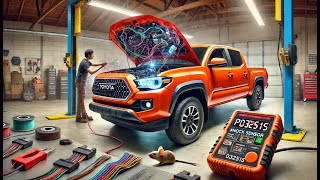 HOW TO REPAIR: P032515 2018 TOYOTA Tacoma knock sensor circuit problem. Rodent damage...
