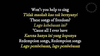 Beyonce &amp; Eddie Vedder Redemption Song Lirik Terjemahan   Bob Marley inspirational song