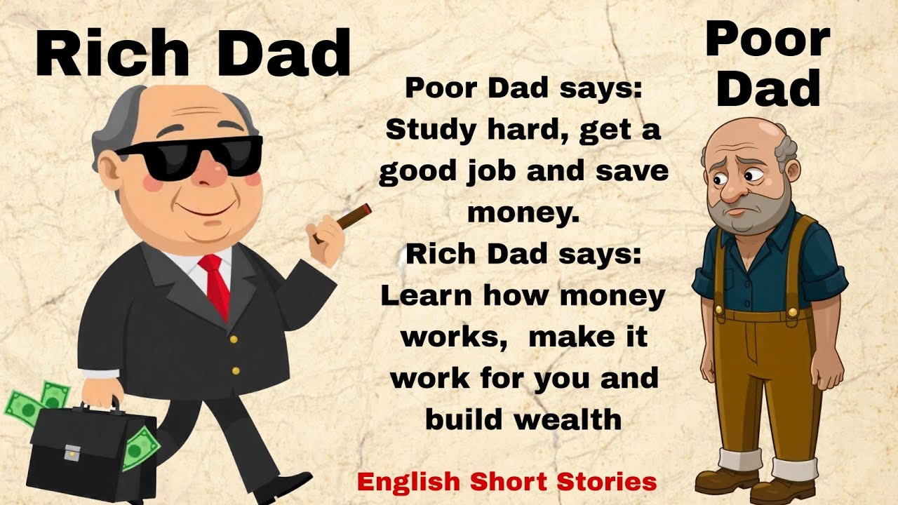 Rich Dad Poor Dad || Learn English through stories || Graded Reader || Speaking practice || Listenin