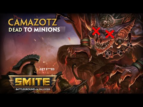 CAMAZOTZ JUNGLE: Dying to Minions 2 Minutes in is the Way! (Smite PS4 Conquest Gameplay)