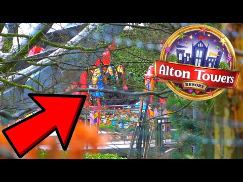Fun Fair Ride SPOTTED In X-Sector At Alton Towers! Smashing Jump Installation Begins
