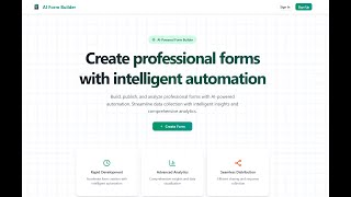 Build Professional Forms in Seconds with AI | Demo