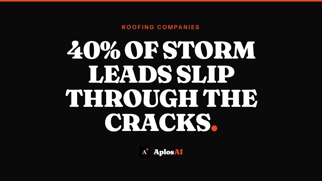 Roofing Companies: Find Out Where Storm Leads Are Slipping