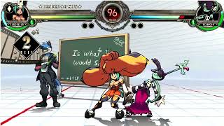 Skullgirls Encore Cerebella vs Squigly