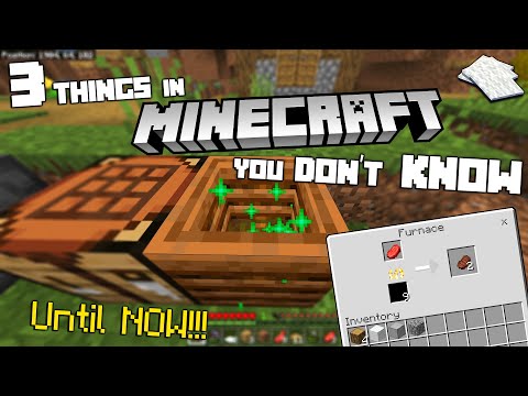 DanRobzProbz - 3 Features/Things in Minecraft that you Didn't Know Existed, Until Now!!!