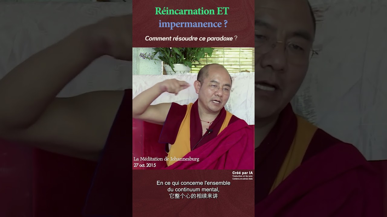 Comment résoudre le conflit entre vies antérieures et vacuité ? | 如何化解前世今生与无常空性的冲突？
