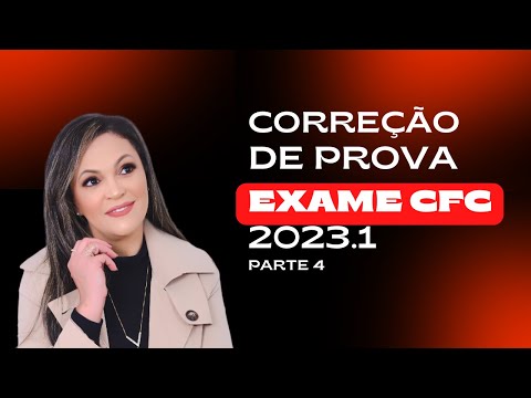 Correção da Prova - Exame CFC 2023.1