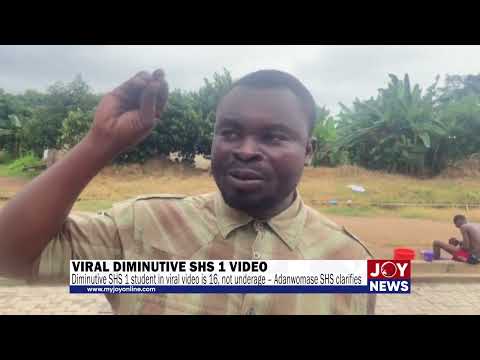 Diminutive SHS 1 student in viral video is 16, not underage – Adanwomase SHS clarifies