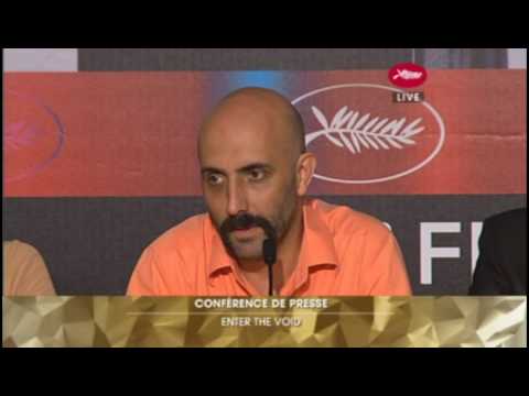 Enter the Void Press Conference - Cannes 2009 (1 of 4)