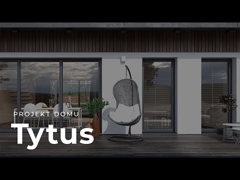 Projekt domu Tytus BSA2317 - nowoczesna stodoła od Extradom.pl