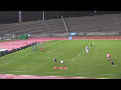 18 NATIONAL 2 J15 FLEURY REIMS 1-2 : le poteau de MBUKU