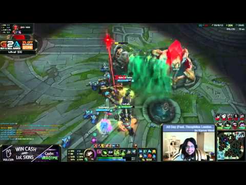 Imqtpie PBE - Stupid Penta Kill - Kog'Maw (Season 6)