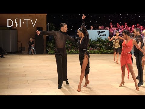 Kirill Belorukov & PolinaTeleshova Cha Cha Cha Quarter Final UK Open 2019 DSI TV