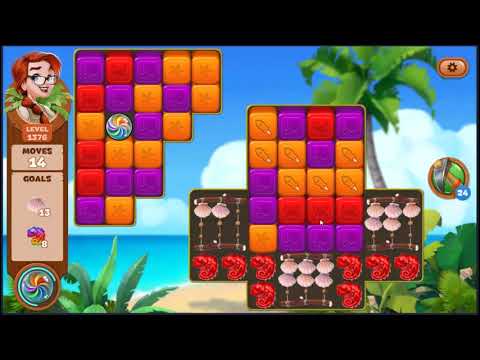 Lost Island Blast Adventure Level 1376 - NO BOOSTERS 🏝️ | SKILLGAMING ✔️