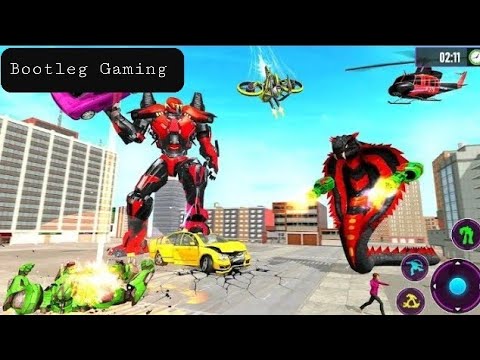 Train Robot Snake Transform Shooting Games -Android Gameplay