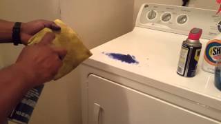How to remove ink from appliances