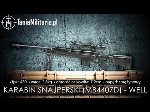 KARABIN SNAJPERSKI (MB4407D) FIRMY WELL - TANIEMILITARIA.PL