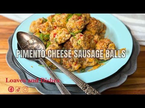 Pimento Cheese Sausage Balls