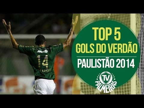 TOP 5 - Gols do Palmeiras no Paulistão 2014. Qual o mais bonito?