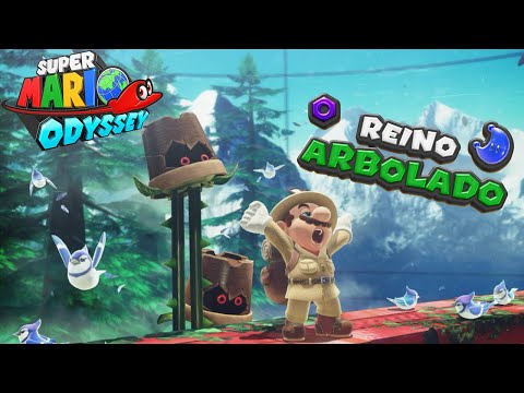 SUPER MARIO ODYSSEY | Guía TOTAL | Reino Arbolado / Wooded Kingdom | 🌛🌜💜🍇 | 【Gameplay】