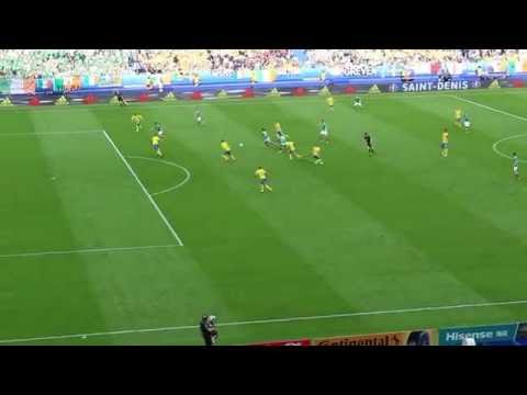 Fan Footage - Wes Hoolahan's Goal - Ireland 1-1 Sweden, Euro 2016, Stade de France