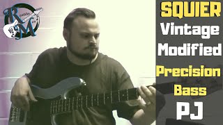 Video thumbnail for Squier Vintage Modified Precision Bass PJ by Rumblin Man