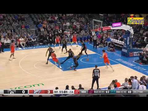 Josh Giddey easy dunk