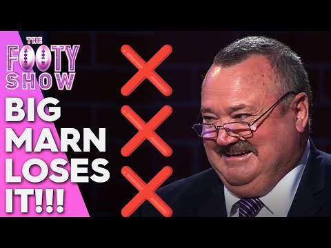 Big Marn's HORRIFIC attempt at Don't Laugh Challenge | FOOTY SHOW JOKING OFF