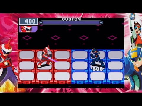 Team Protoman vs Dark Megaman : Megaman Battle Network 5 Team Protoman