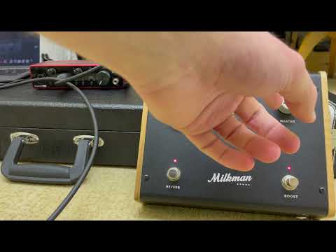 Milkman The Amp 100 Walkthrough Reverb & Boost in room mic