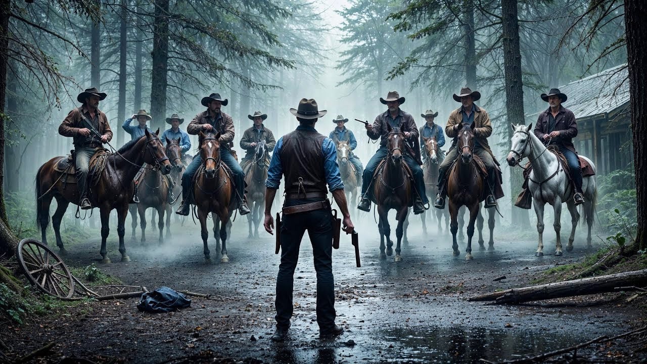 Cowboys Tentam Emboscar Um Homem, Sem Saber Que Ele é Um Viajante Do Tempo Com Armas Do Futuro