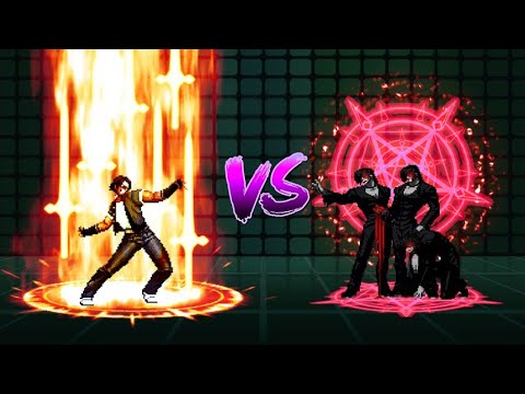 [Mugen KOF] Delirus (XW/Black Light/EX) vs Rioter Cross (apps)