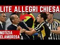 LITE FURIOSA NEL DOPO PARTITA TRA ALLEGRI E LA SQUADRA SPOGLIATOIO JUVE CONTRO ALLEGRI