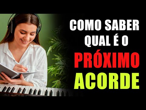 Aprenda como saber qual é o PRÓXIMO acorde no TECLADO, quando for tocar qualquer música