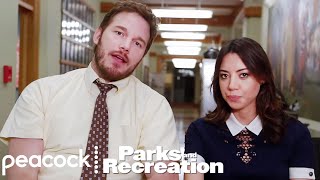 Parks and Recreation - April and Andy (Behind The Scenes)