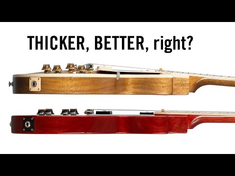 COMPARING BODY THICKNESS WITH SAME PICKUPS? Gibson Les Paul Standard 50s P90 vs Les Paul Special P90