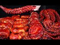 ASMR SPICY SEAFOOD 해물찜 먹방 SPICY ENOKI MUSHROOM 버섯 먹방 문어 OCTOPUS 새우 SHRIMP 