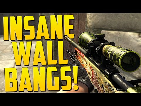 INSANE WALL BANGS! - CS GO Funny Moments in Competitive