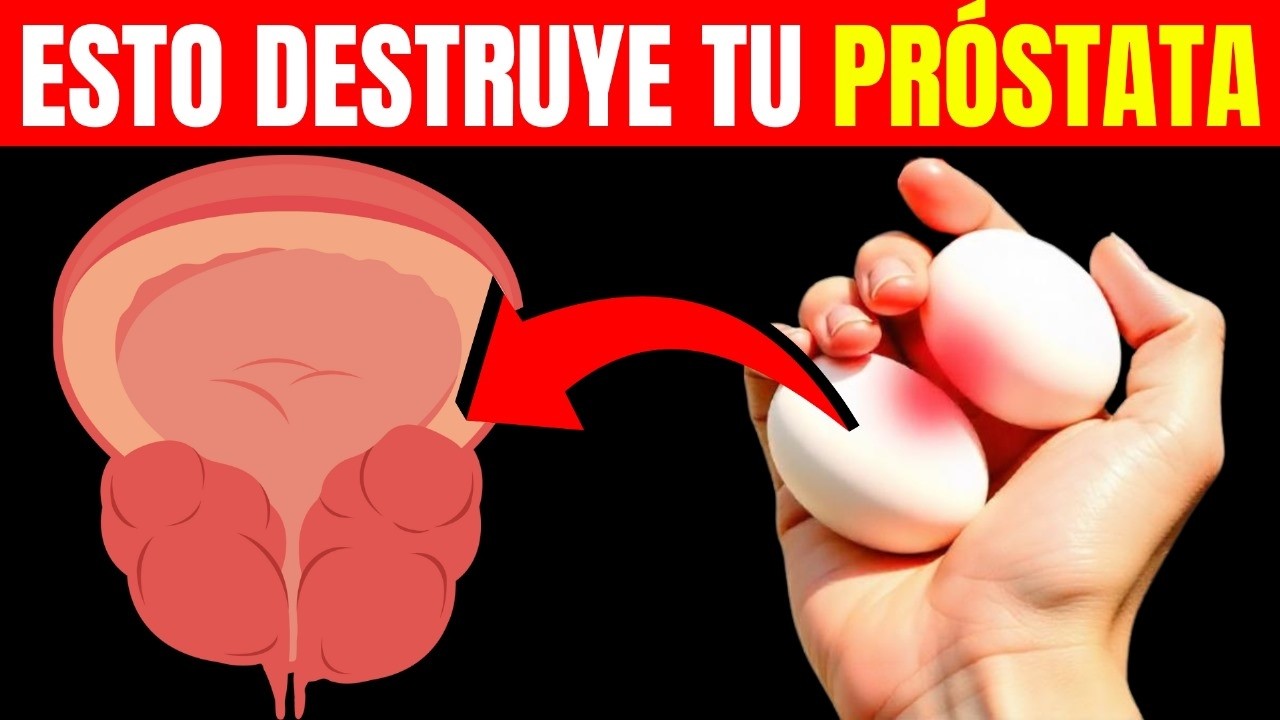 ¿Está tu próstata en peligro? 🚨 5 alimentos que debes evitar urgentemente ❌🍔