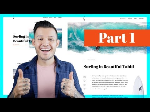 Designing a Surfing Website | Part 1