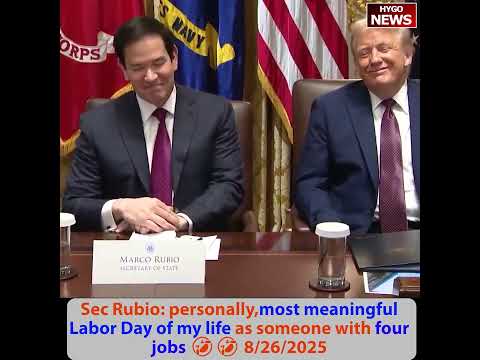 Trump bodied Newsom: strange hand, weird, something shaky; Rubio with 4 jobs; Taylor Swift engage