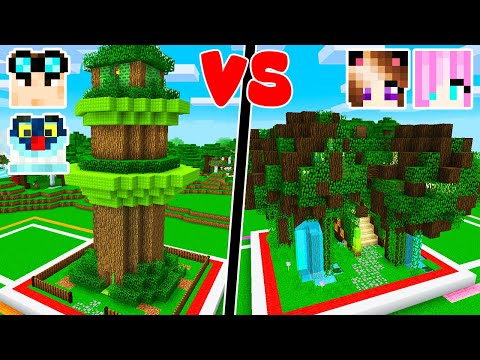 COSTRUISCO LA CASA SULL'ALBERO DELLE RAGAZZE SU MINECRAFT! 🌳