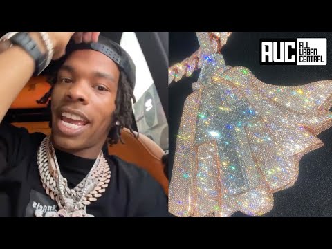 Lil Baby Spends $700K On 100 Carat 4PF Chain With A Hero Cape