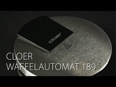 Vaflinė Elektrinė čirvinių blynų keptuvė Cloer 0189, Ø 20 cm, 930 W video