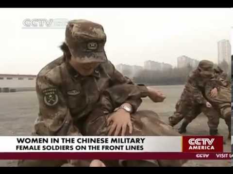 Women in the Chinese military Female Soldiers On The Front Lines