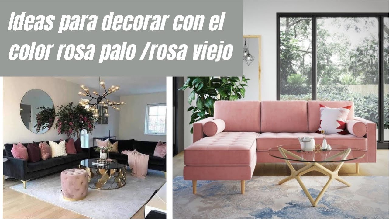 Ideas para decorar con el color rosa palo.