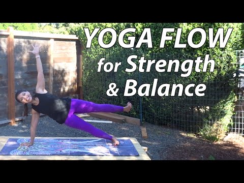 Standing Vinyasa Flow Yoga for Strength & Balance | Under 20 Minutes