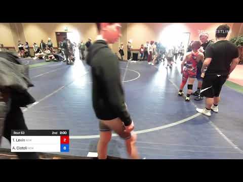 87 Lbs Rr Rnd 1 - Tristan Levin, New York Vs Anthony Ciotoli, New York 85c4