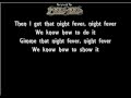 The Lyrics Of The Bee Gees- Night Fever